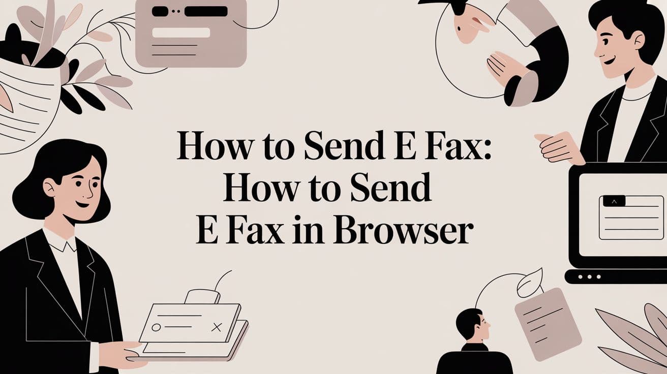 How to Send E Fax: how to send e fax in browser