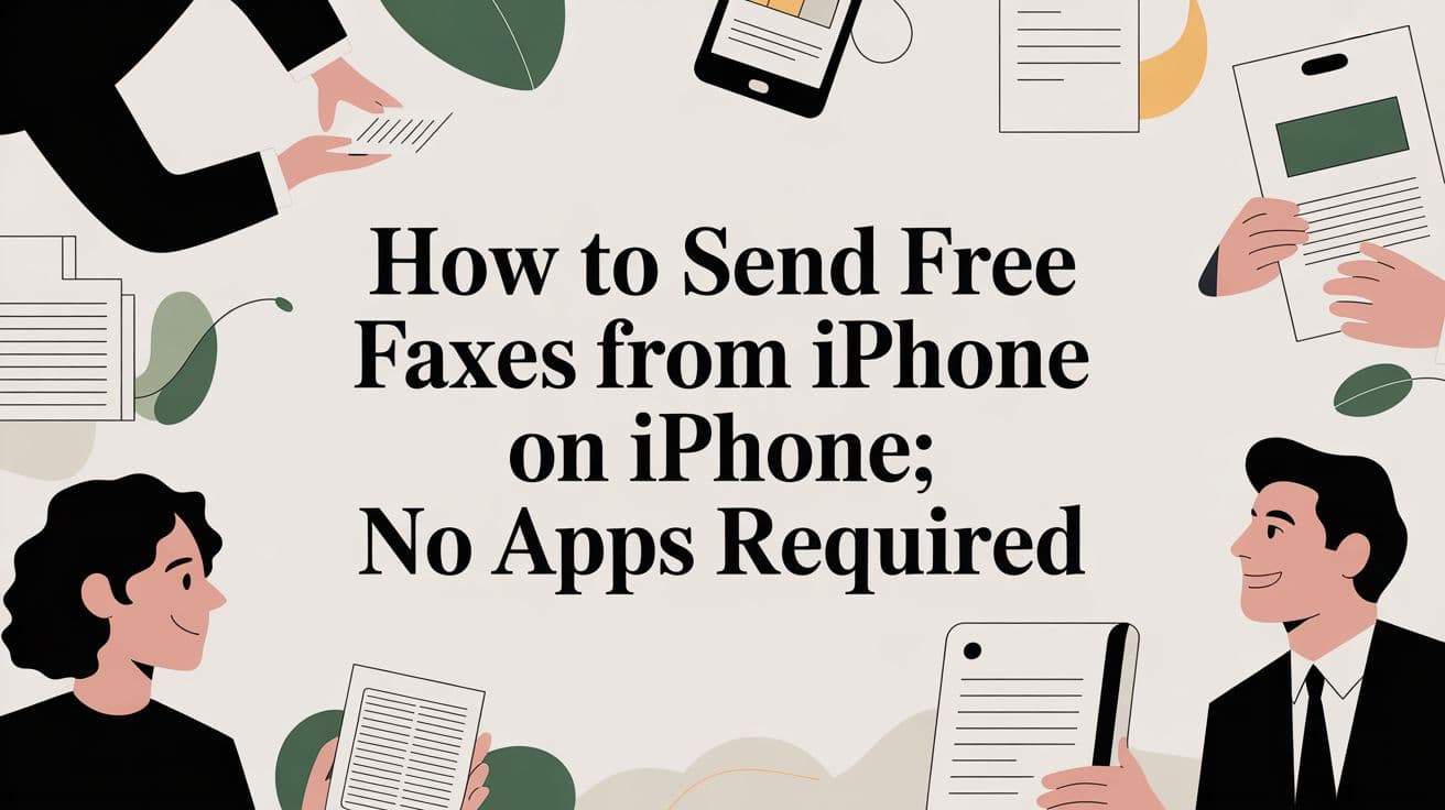 How to send free faxes from iphone on iPhone: No apps required