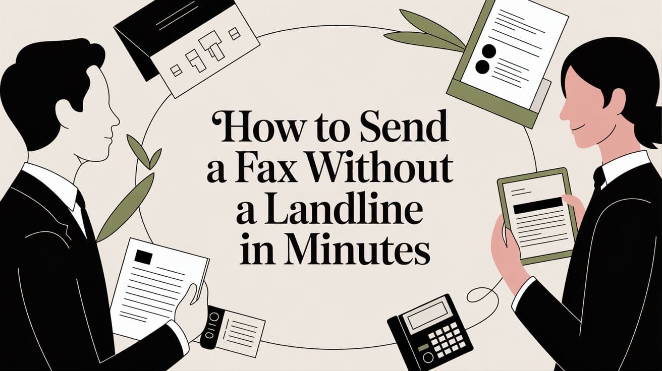 How to Send a Fax Without a Landline in Minutes