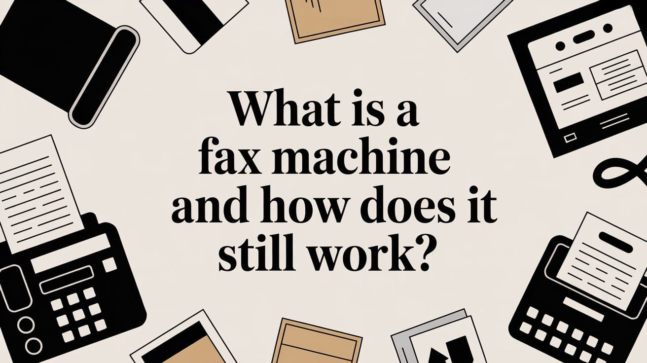 What Is a Fax Machine and How Does It Still Work?
