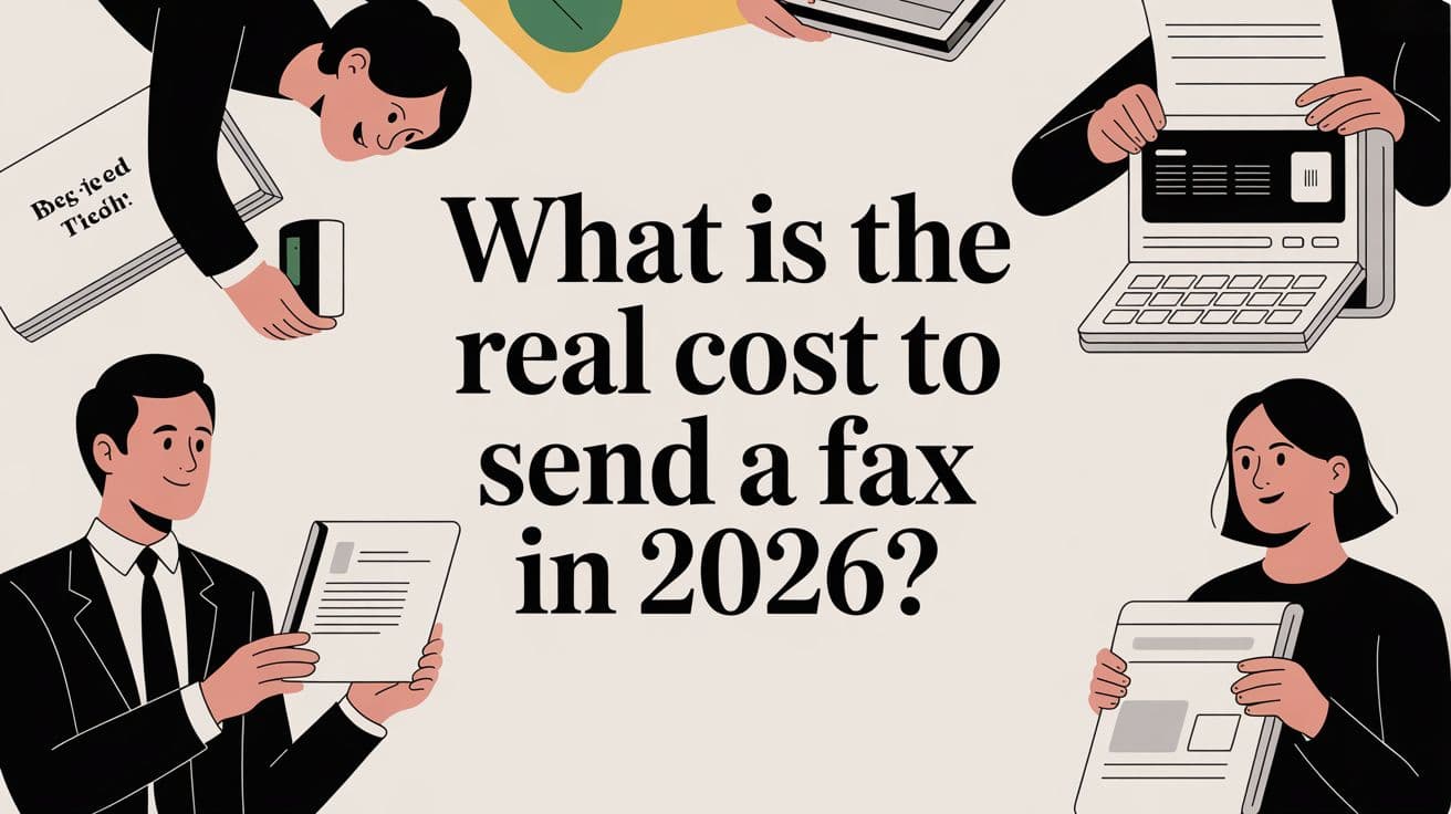 What Is the Real Cost to Send a Fax in 2026?