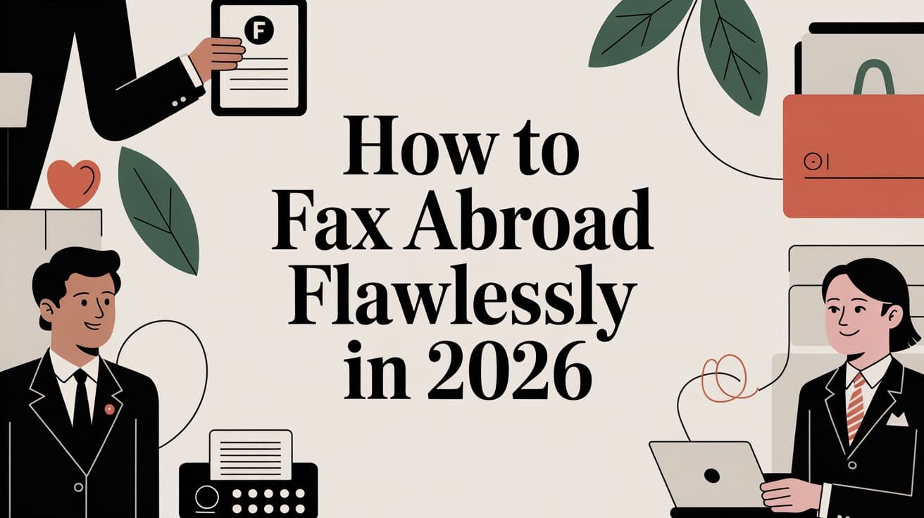How to Fax Abroad Flawlessly in 2026