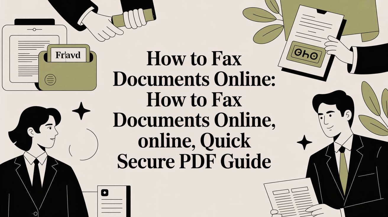 How to Fax Documents Online: how to fax documents online, Quick Secure PDF Guide