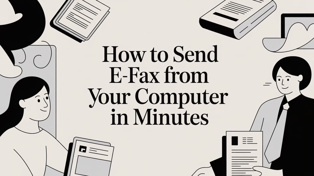 How to Send eFax from Your Computer in Minutes