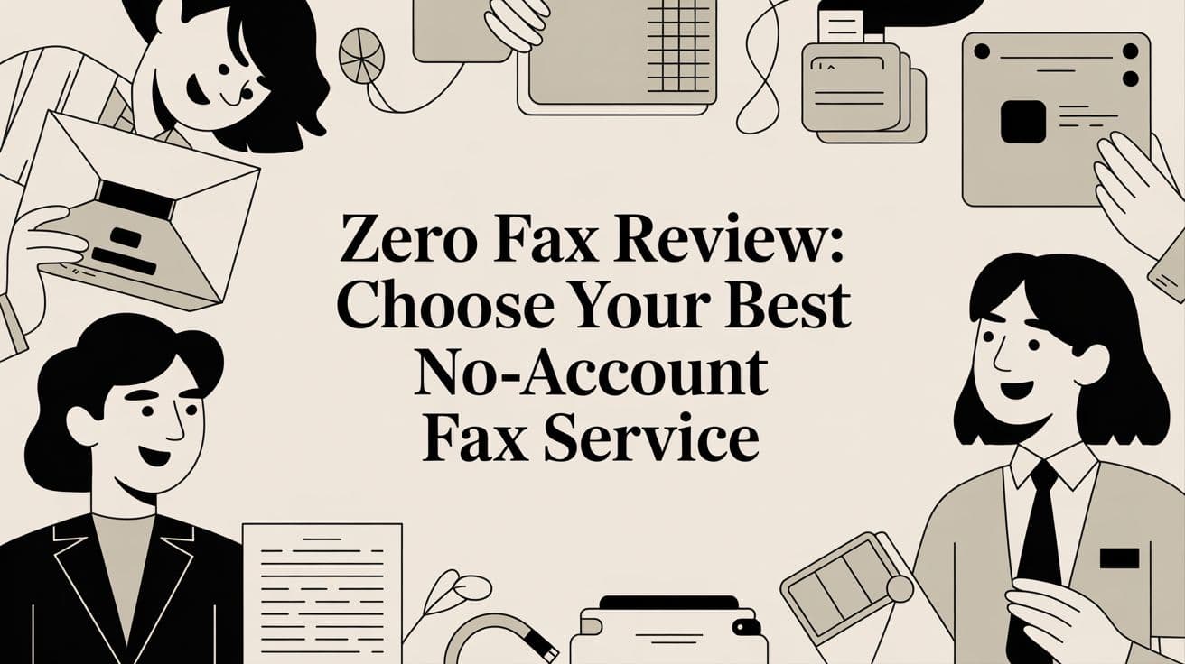 Zero Fax Review: Choose Your Best No-Account Fax Service