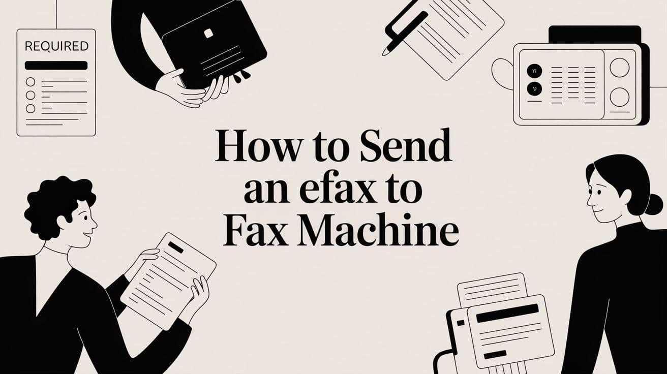 How to Send an eFax to Fax Machine