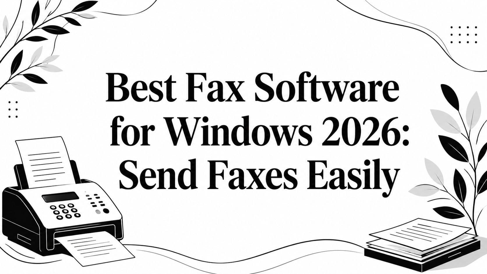 Best Fax Software for Windows 2026: Send Faxes Easily