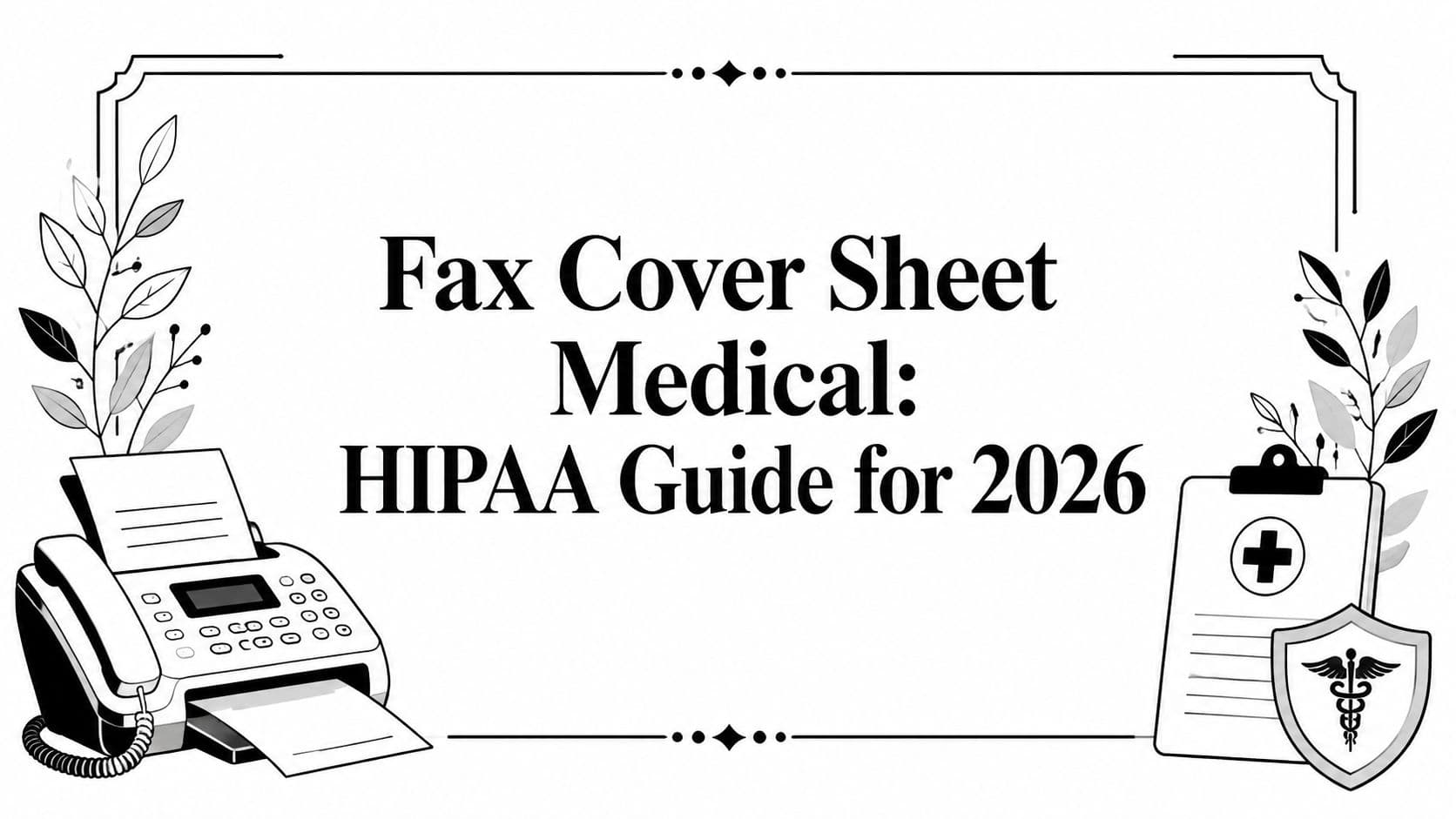 Fax Cover Sheet Medical: HIPAA Guide for 2026