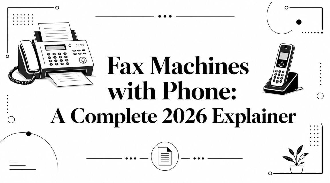 Fax Machines with Phone: A Complete 2026 Explainer