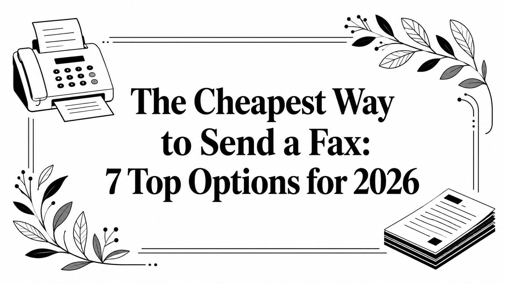 The Cheapest Way to Send a Fax: 7 Top Options for 2026