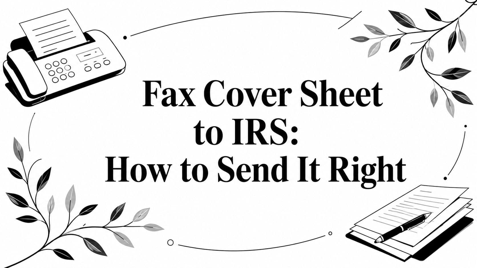 Fax Cover Sheet to IRS: How to Send It Right
