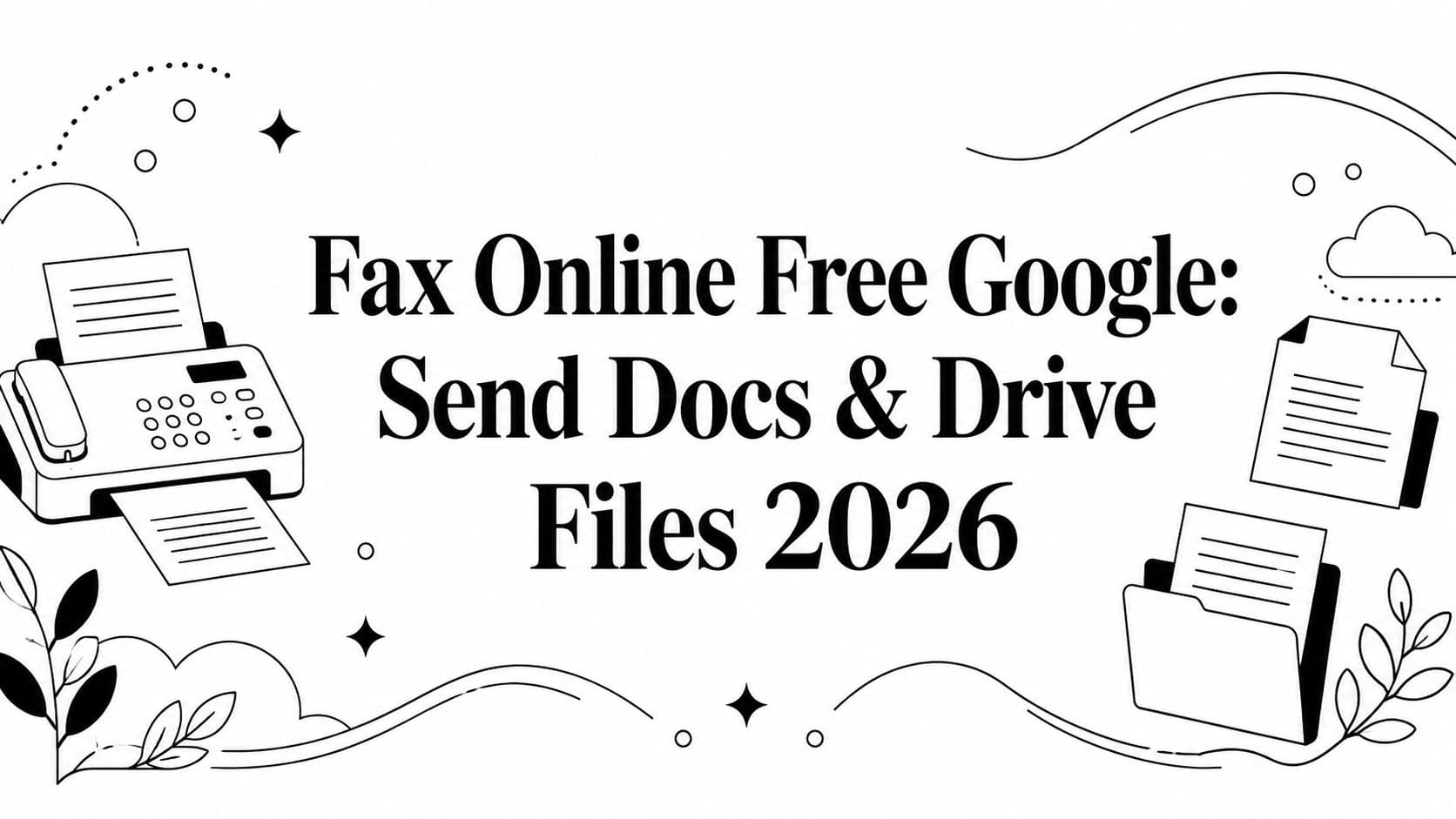 Fax Online Free Google: Send Docs &amp; Drive Files 2026