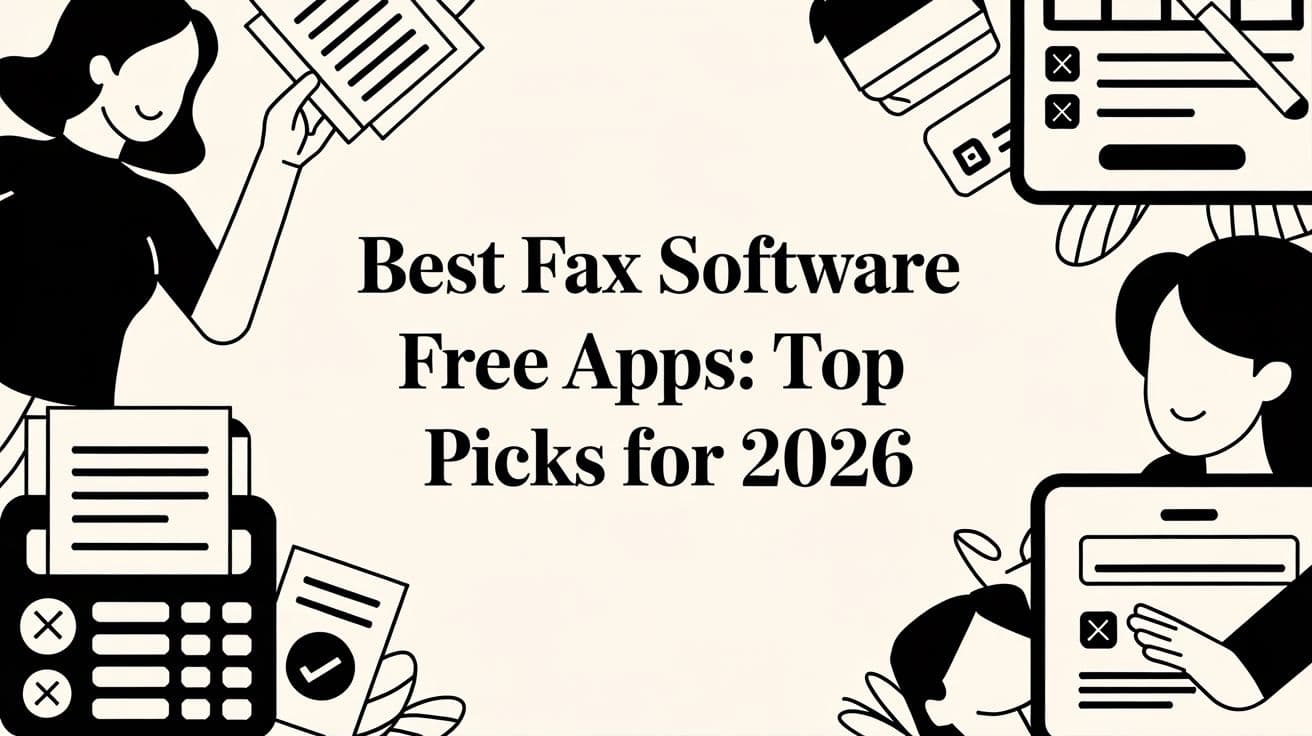 Best Fax Software Free Apps: Top Picks for 2026