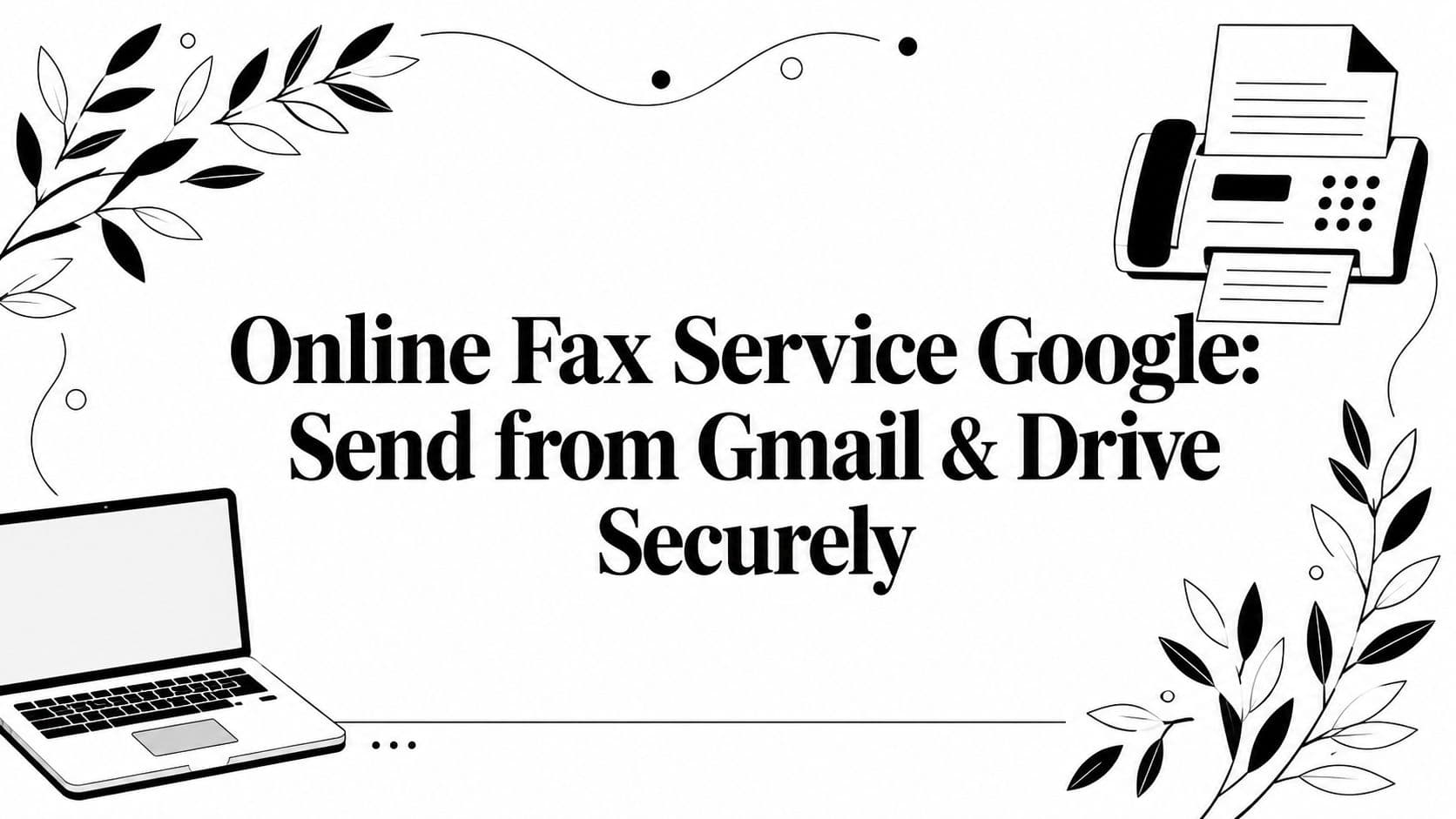 Online Fax Service Google: Send from Gmail &amp; Drive Securely
