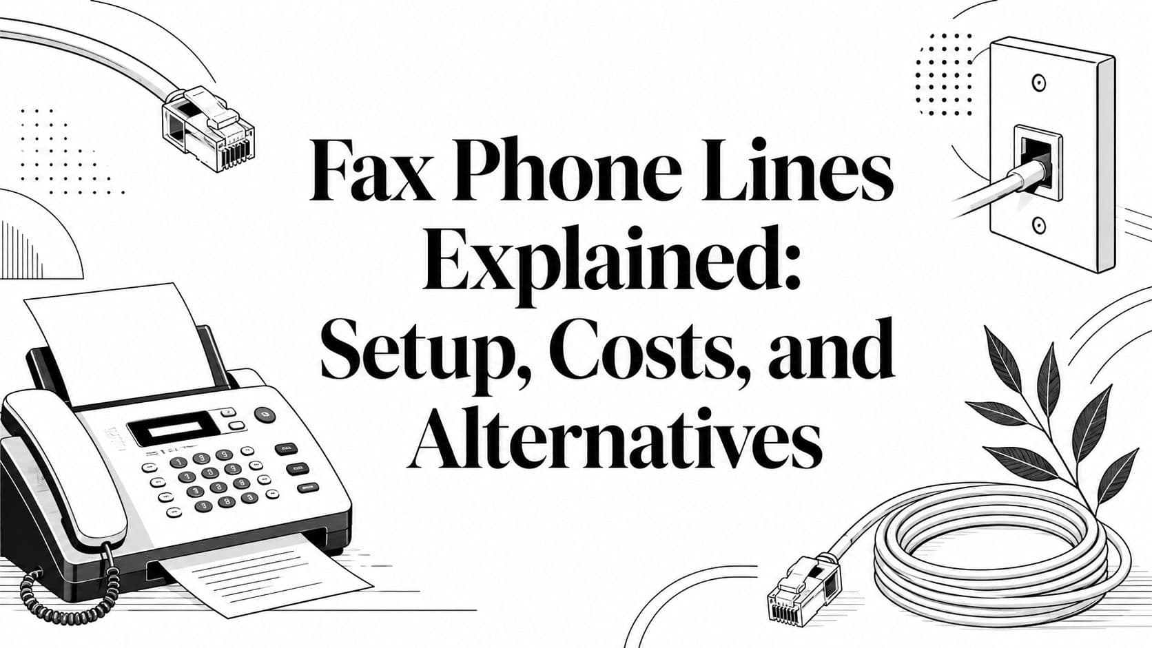 Fax Phone Lines Explained: Setup, Costs, and Alternatives