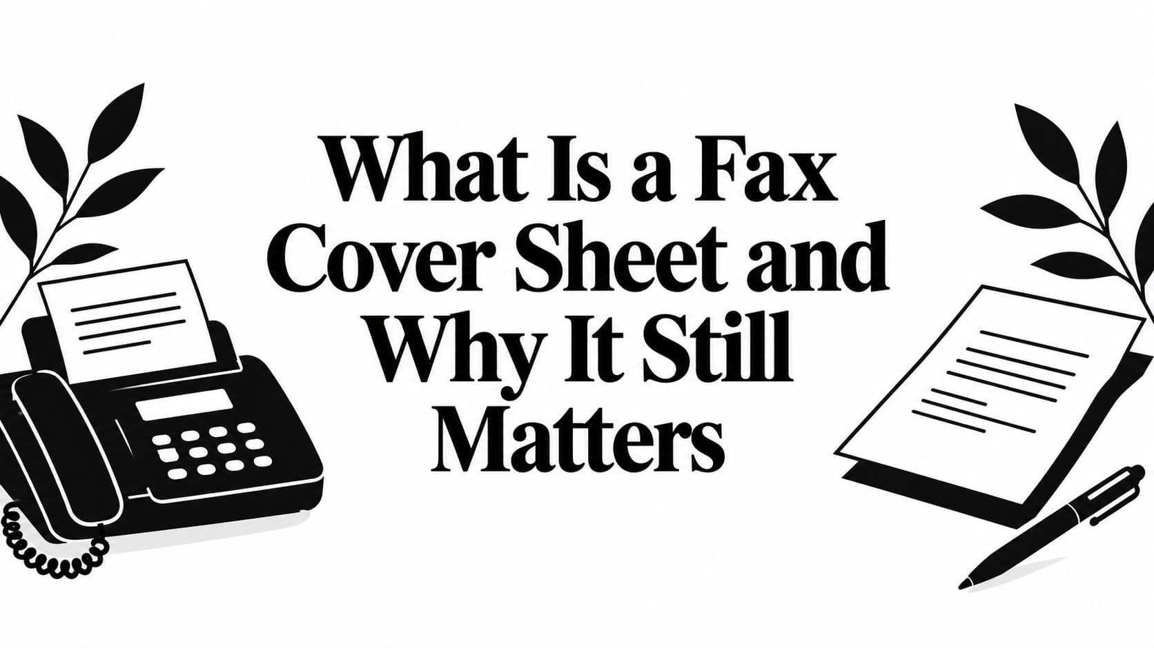 What Is a Fax Cover Sheet and Why It Still Matters