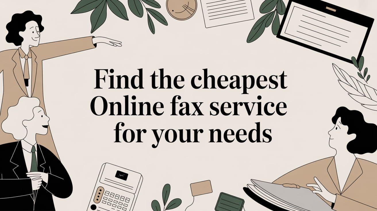 Find the Cheapest Online Fax Service for Your Needs