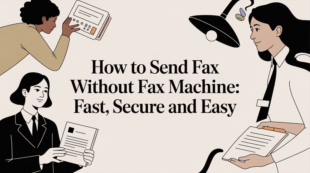 How to send fax without fax machine: fast, secure and easy