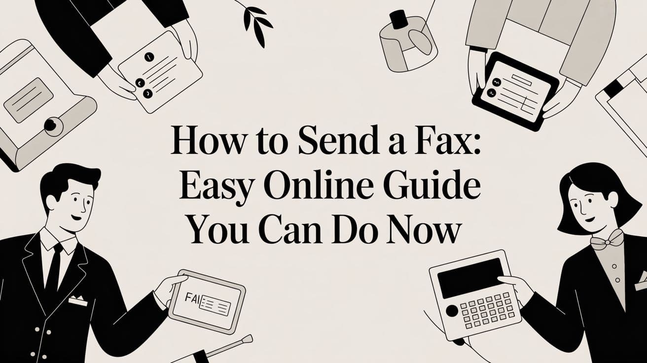 How to Send a Fax: Easy Online Guide You Can Do Now