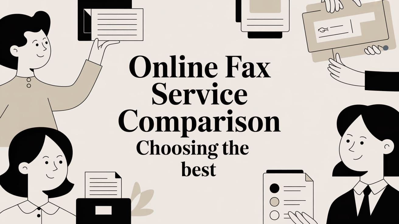 Online Fax Service Comparison Choosing the Best