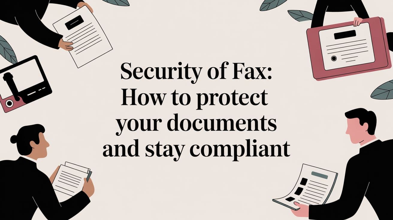 Security of Fax: How to Protect Your Documents and Stay Compliant