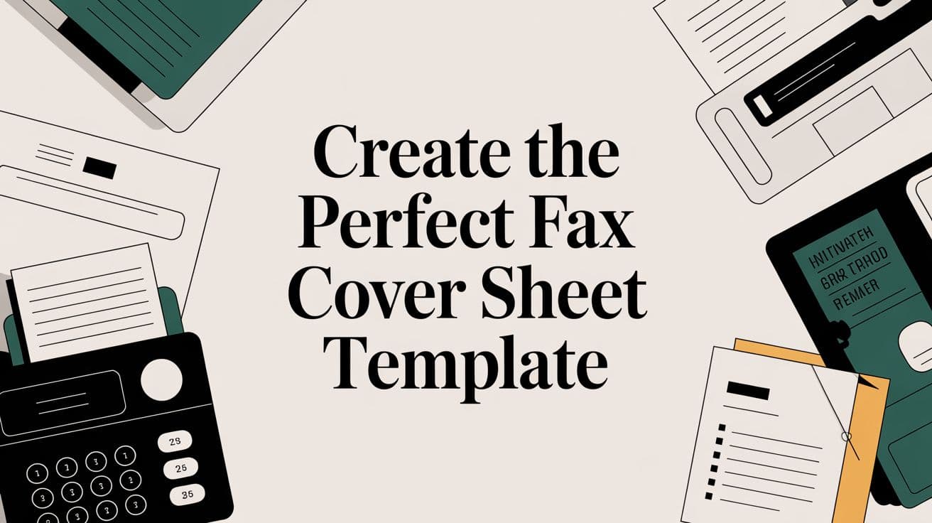 Create the Perfect Fax Cover Sheet Template