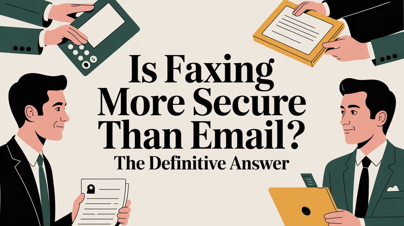 Is Faxing More Secure Than Email? The Definitive Answer