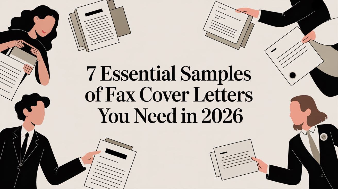 7 Essential Samples of Fax Cover Letters You Need in 2026