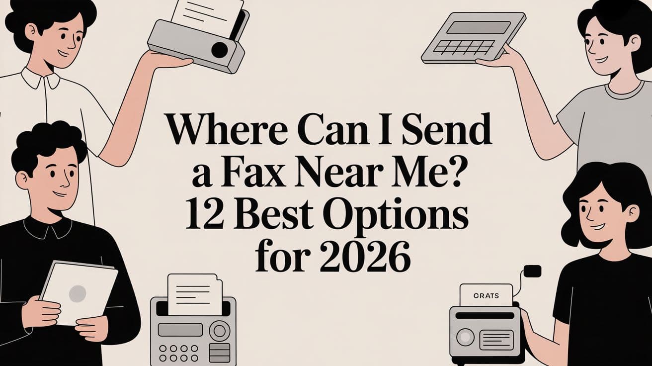 Where Can I Send a Fax Near Me? 12 Best Options for 2026