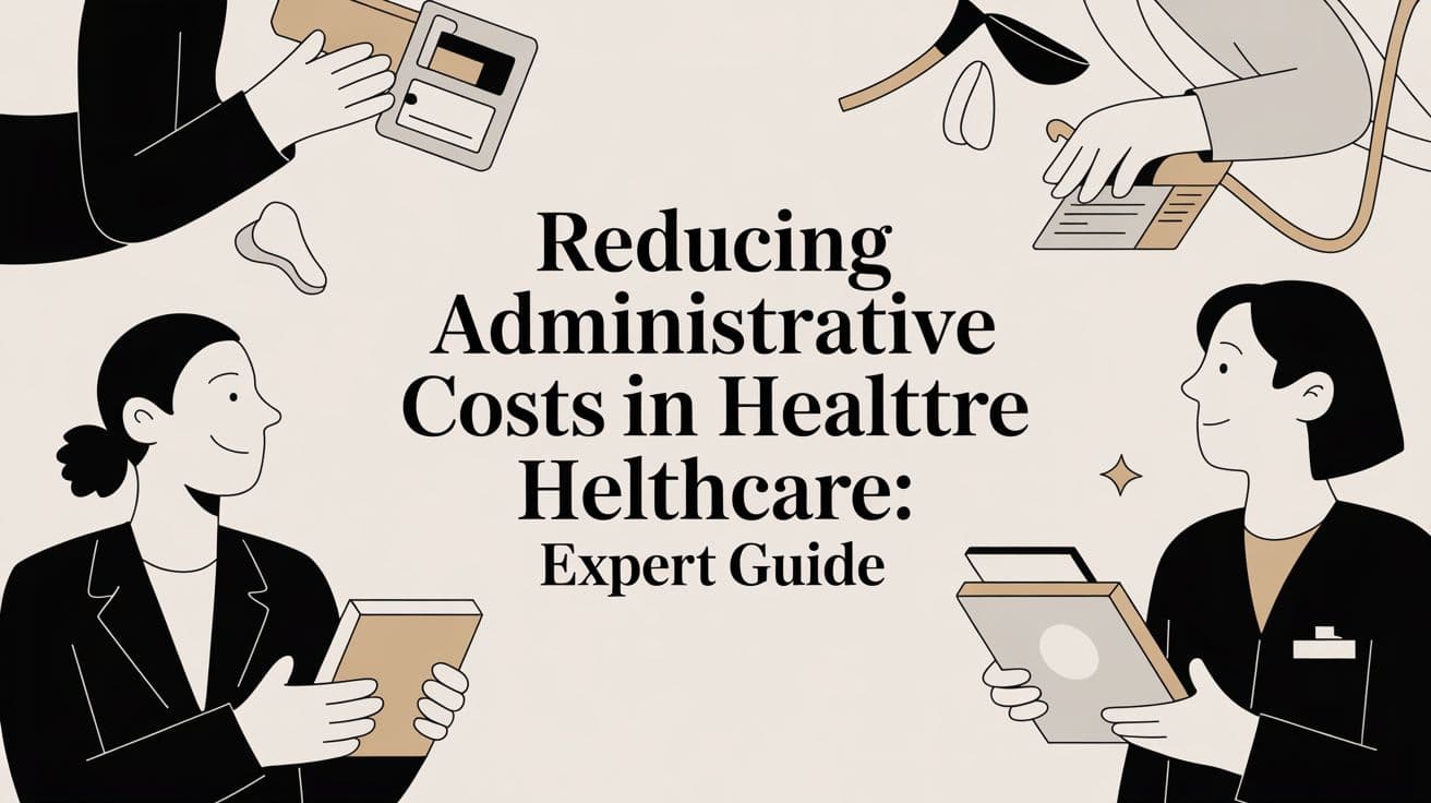 Reducing Administrative Costs in Healthcare: Expert Guide