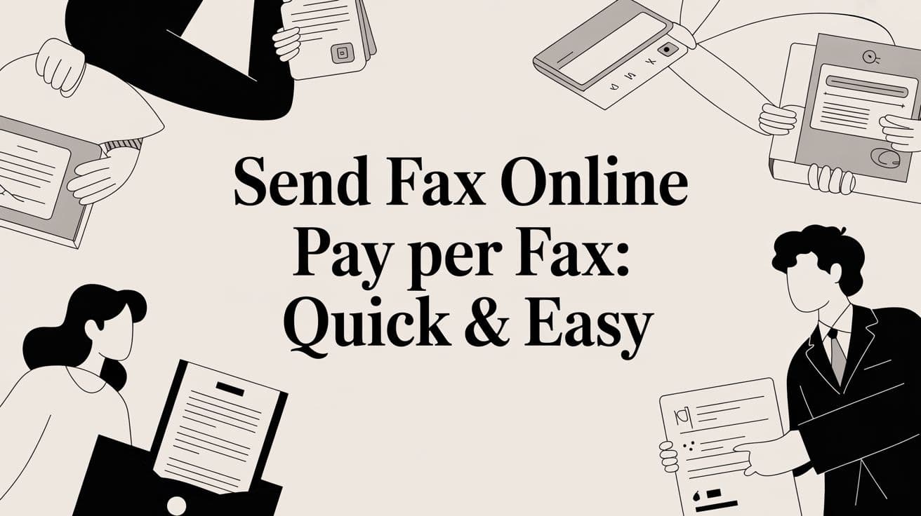 Send Fax Online Pay Per Fax: Quick & Easy