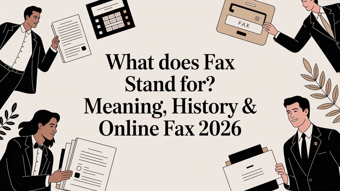 What Does Fax Stand For? Meaning, History & Online Fax 2026