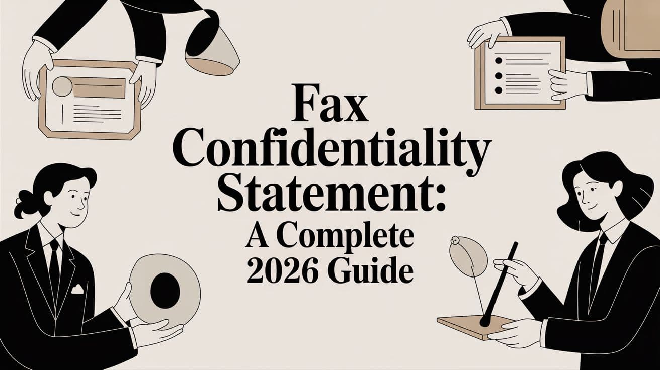 Fax Confidentiality Statement: A Complete 2026 Guide