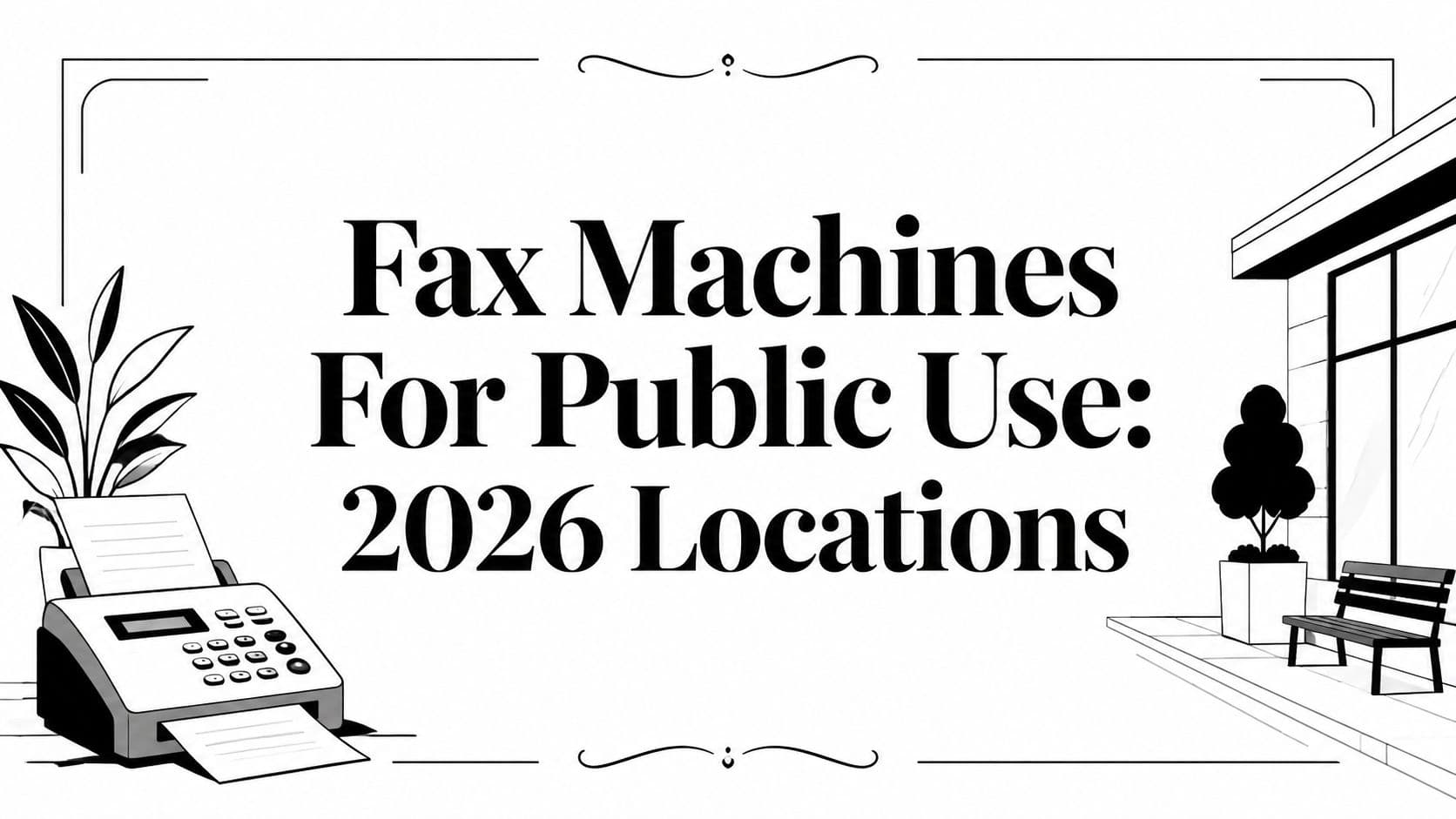 Fax Machines For Public Use: 2026 Locations