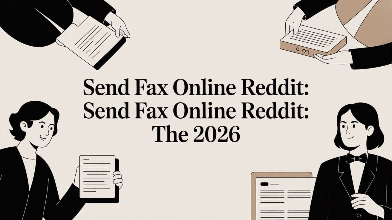 Send Fax Online Reddit: Send Fax Online Reddit: The 2026