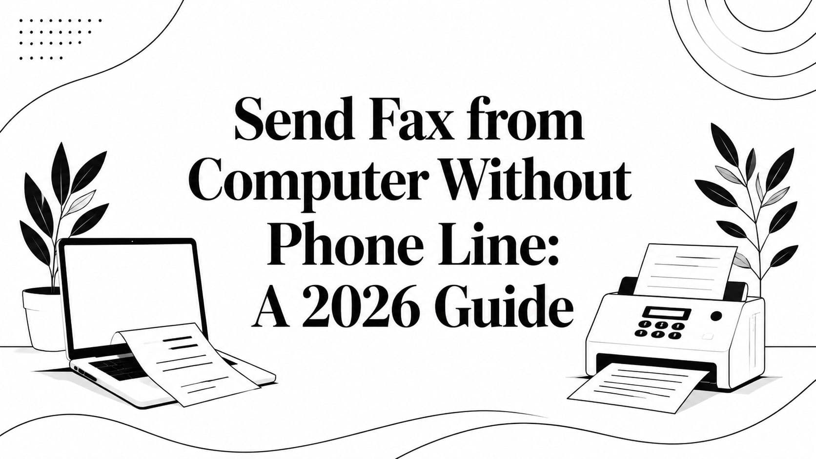 Send Fax from Computer Without Phone Line: A 2026 Guide