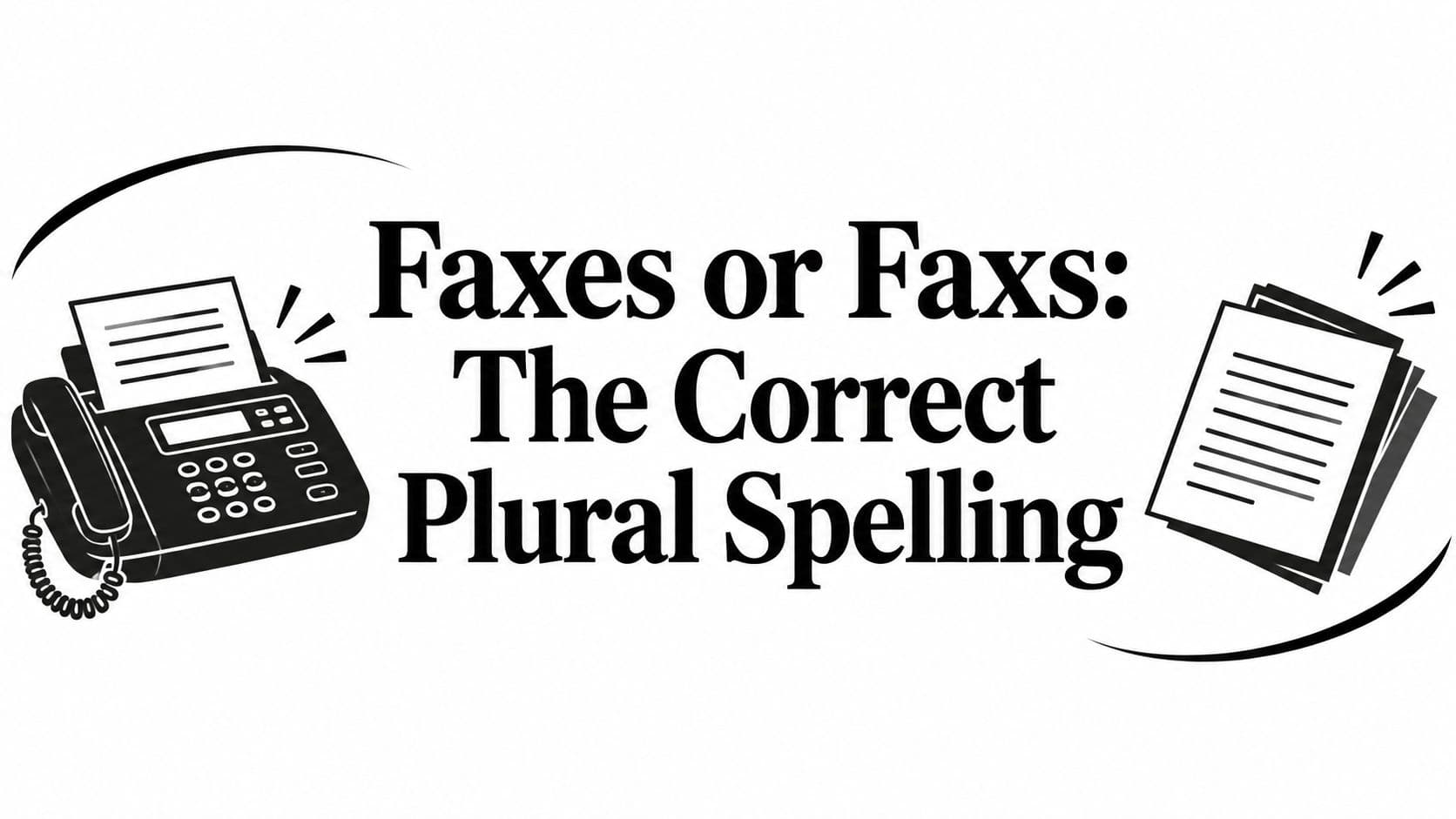 Faxes or Faxs: The Correct Plural Spelling